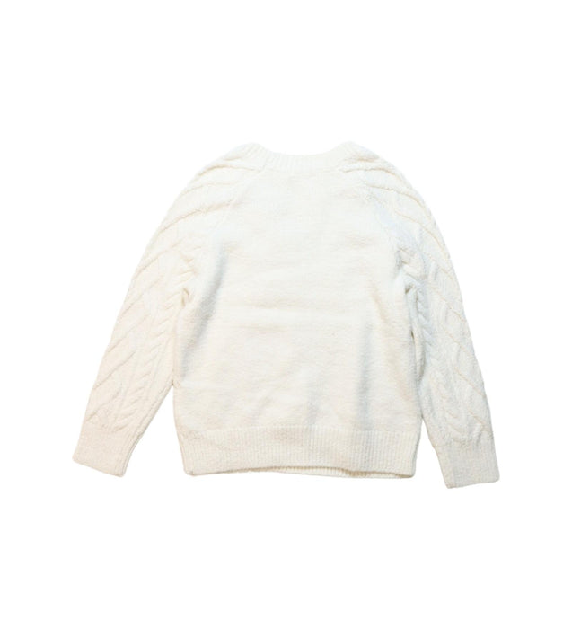 A White Knit Sweaters from Crewcuts in size 4T for neutral. (Back View)