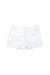 A White Shorts from Crewcuts in size 4T for girl. (Front View)