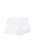 A White Shorts from Crewcuts in size 4T for girl. (Back View)
