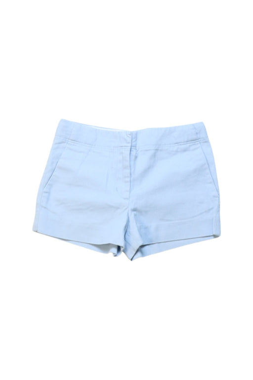 A Blue Shorts from Crewcuts in size 4T for girl. (Front View)