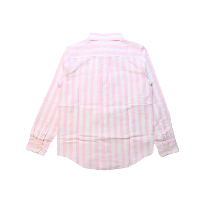 A Pink Long Sleeve Shirts from Janie & Jack in size 6T for neutral. (Back View)