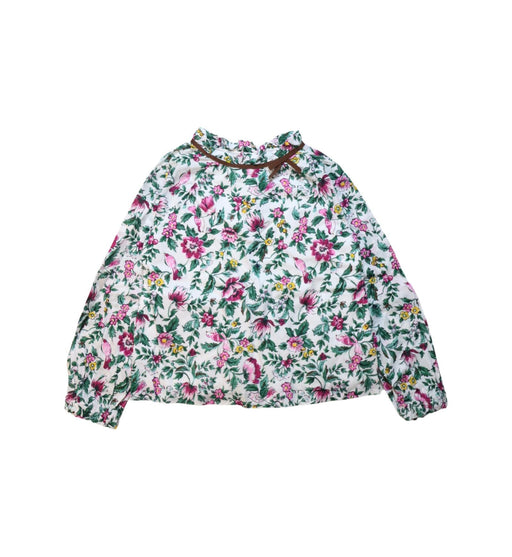 A Multicolour Long Sleeve Tops from Janie & Jack in size 5T for girl. (Front View)