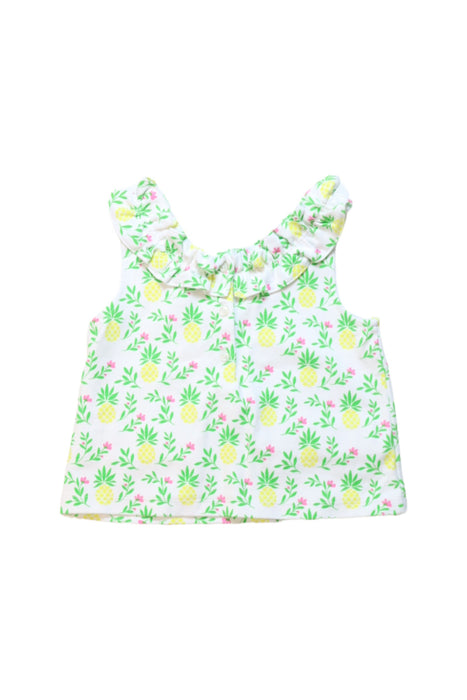A Multicolour Sleeveless Tops from Janie & Jack in size 6T for girl. (Back View)