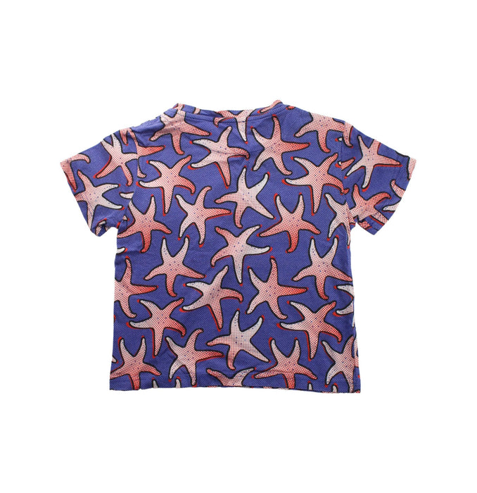 A Blue Short Sleeve T Shirts from Vilebrequin in size 6T for girl. (Back View)