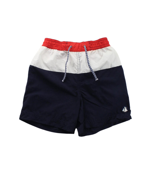 A Blue Swim Shorts from Petit Bateau in size 2T for boy. (Front View)