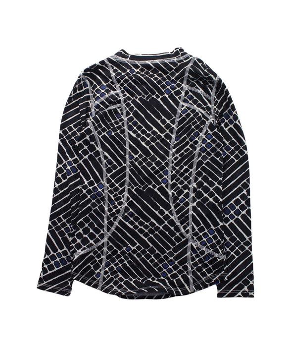 A Black Rash Guards from Via Eden in size 5T for girl. (Back View)