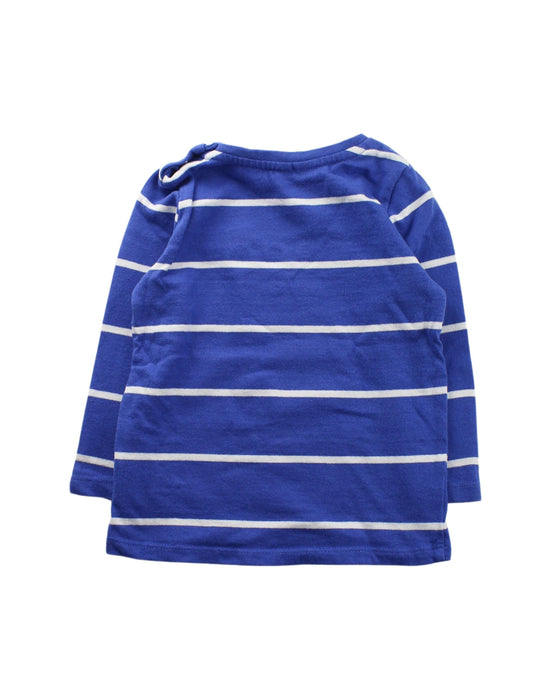 A Blue Long Sleeve T Shirts from Seed in size 2T for boy. (Back View)