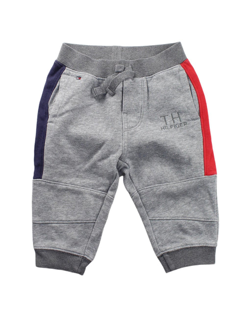 A Grey Sweatpants from Tommy Hilfiger in size 6-12M for boy. (Front View)
