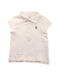 A White Short Sleeve Polos from Polo Ralph Lauren in size 2T for girl. (Front View)