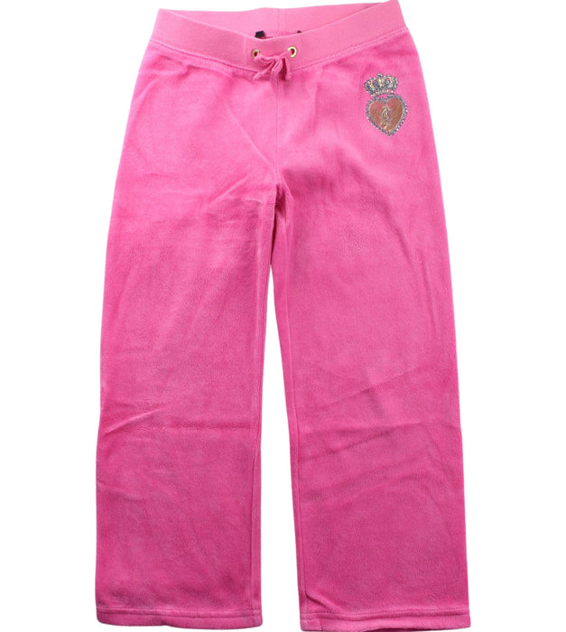 A Pink Pants Sets from Juicy Couture in size 6T for girl. (Back View)