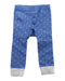 A Blue Leggings from Boden in size 0-3M for girl. (Front View)