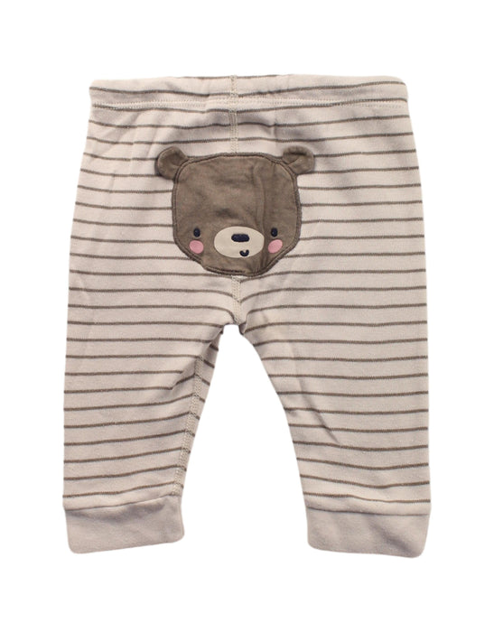 A White Sweatpants from Polarn O. Pyret in size 0-3M for girl. (Back View)