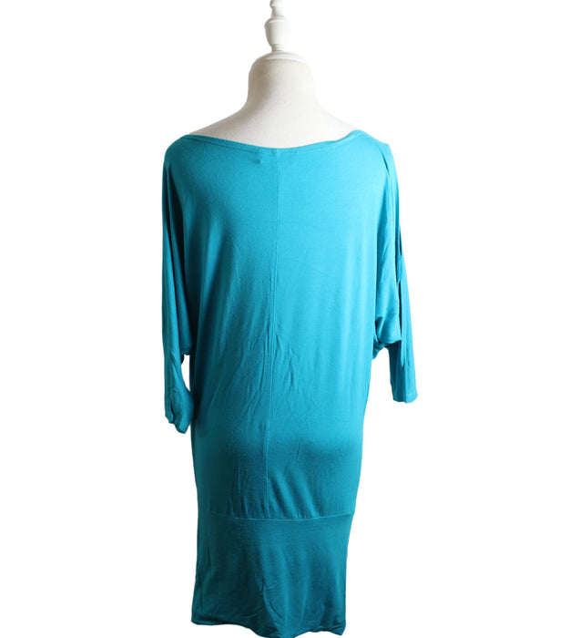 A Blue Long Sleeve Dresses from Predict in size S for maternity. (Back View)