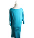 A Blue Long Sleeve Dresses from Predict in size S for maternity. (Back View)