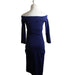 A Blue Long Sleeve Dresses from Susana Monaco in size L for maternity. (Back View)