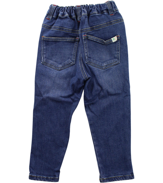 A Blue Jeans from BEAMS in size 18-24M for boy. (Back View)