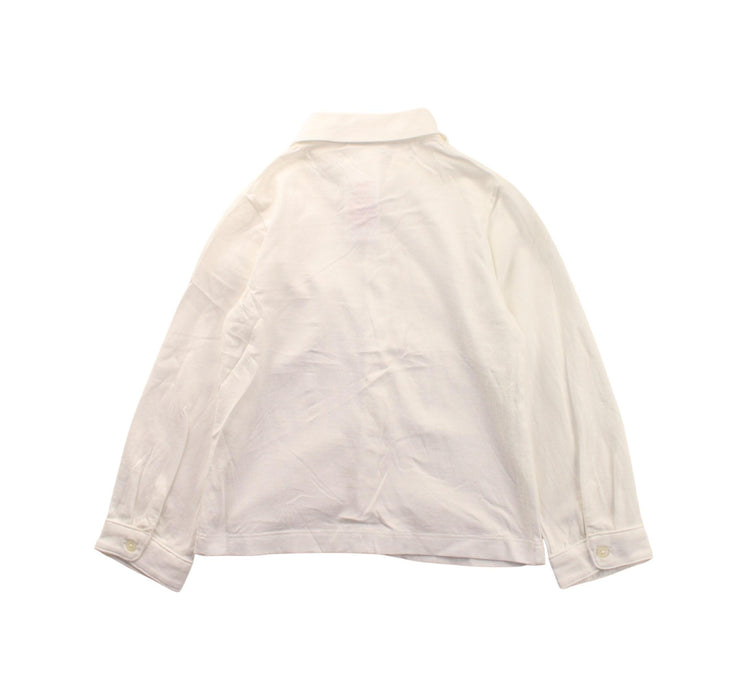 A White Long Sleeve Shirts from Jacadi in size 2T for boy. (Back View)