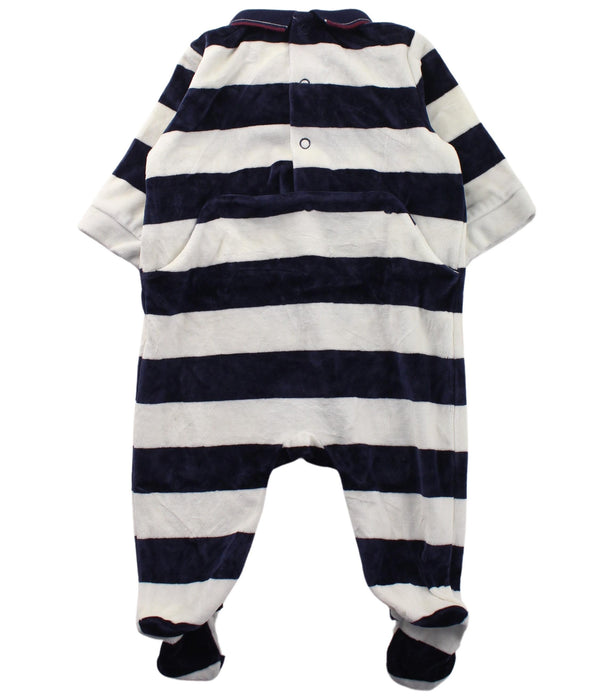 A Blue Onesies from Jacadi in size 0-3M for boy. (Back View)