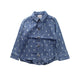 A Blue Lightweight Jackets from Seed in size 4T for girl. (Front View)