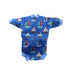 A Blue Wetsuits from Splash About in size 3-6M for boy. (Back View)