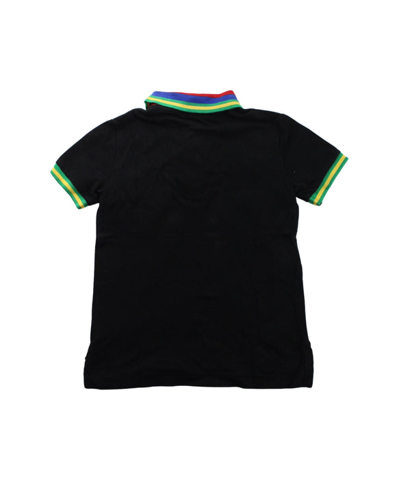 A Black Short Sleeve Polos from Polo Ralph Lauren in size 4T for boy. (Back View)