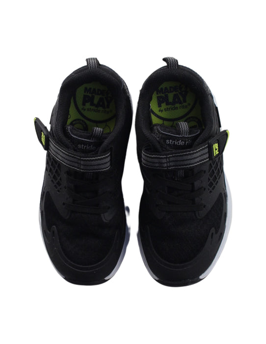 A Black Sneakers from Stride Rite in size 5T for boy. (Back View)