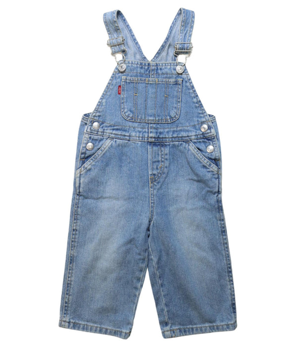 A Blue Long Overalls from Levi's in size 12-18M for neutral. (Front View)
