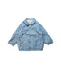 A Blue Puffer/Quilted Jackets from Minkmui in size 3T for neutral. (Front View)