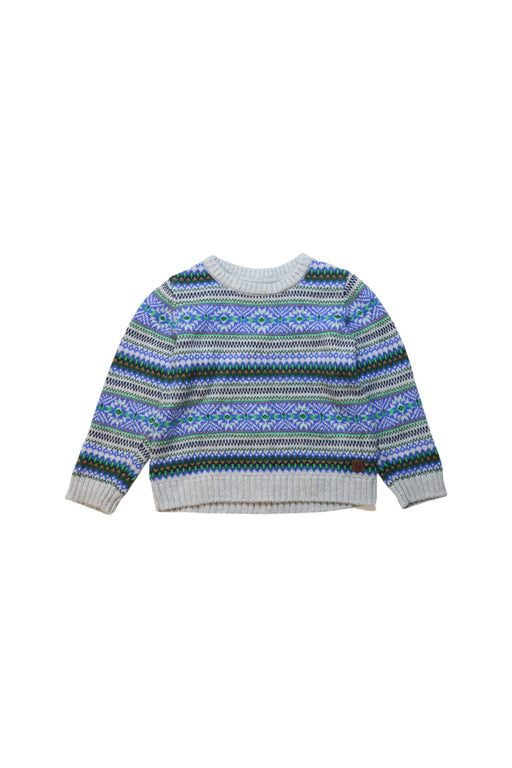A Multicolour Knit Sweaters from Janie & Jack in size 2T for neutral. (Front View)