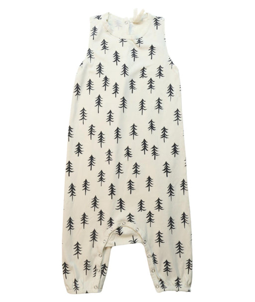 A White Sleeveless Jumpsuits from Rylee + Cru in size 12-18M for neutral. (Front View)