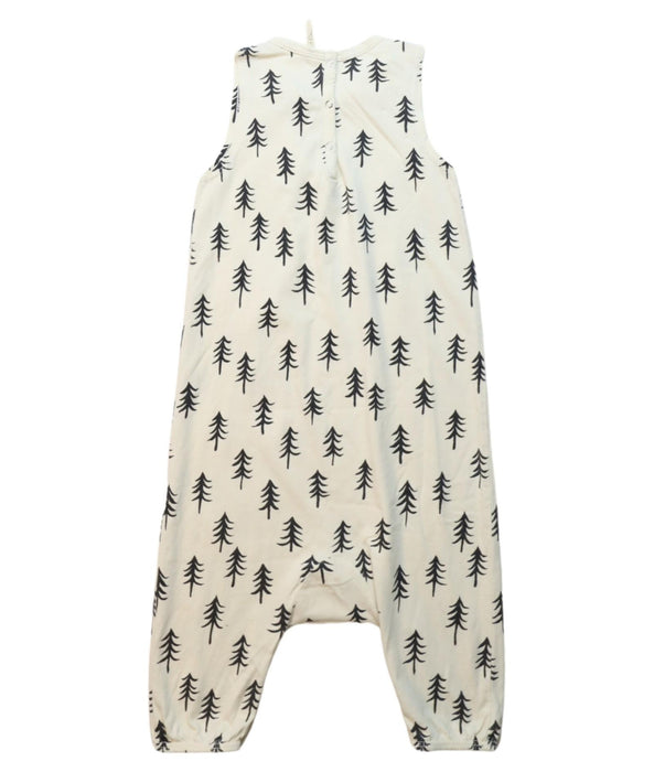 A White Sleeveless Jumpsuits from Rylee + Cru in size 12-18M for neutral. (Back View)