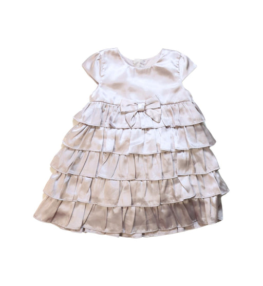 A Silver Short Sleeve Dresses from DKNY in size 12-18M for girl. (Front View)