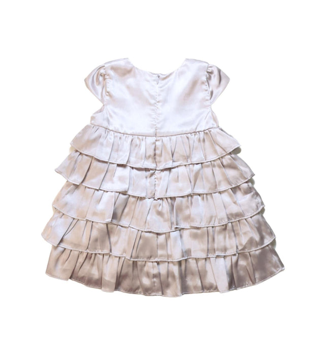 A Silver Short Sleeve Dresses from DKNY in size 12-18M for girl. (Back View)