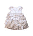 A Silver Short Sleeve Dresses from DKNY in size 12-18M for girl. (Back View)