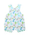 A Multicolour Sleeveless Rompers from Cotton Pigs in size 3-6M for boy. (Back View)