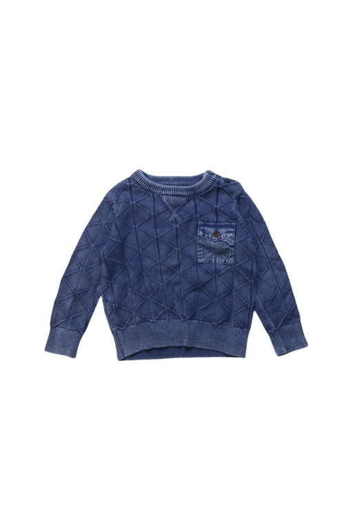 A Navy Knit Sweaters from Tommy Hilfiger in size 6-12M for boy. (Front View)