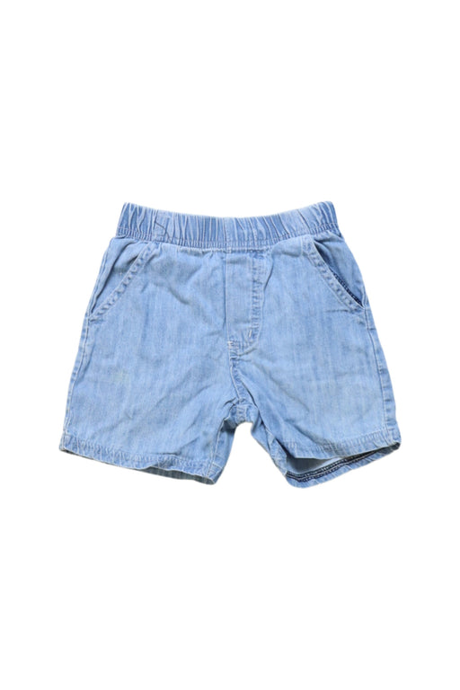 A Blue Shorts from Calvin Klein in size 6-12M for girl. (Front View)