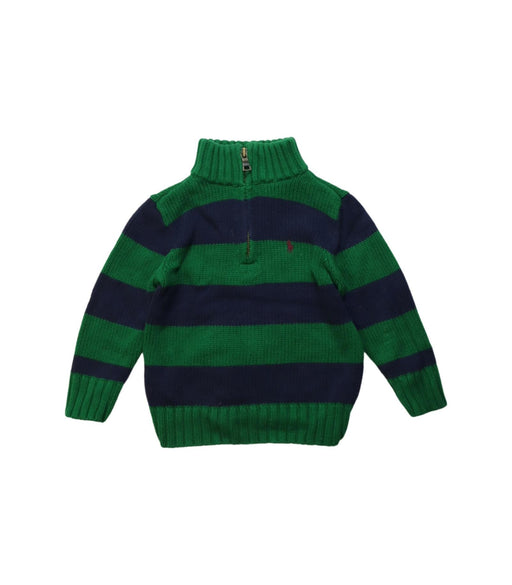 A Green Knit Sweaters from Polo Ralph Lauren in size 12-18M for boy. (Front View)