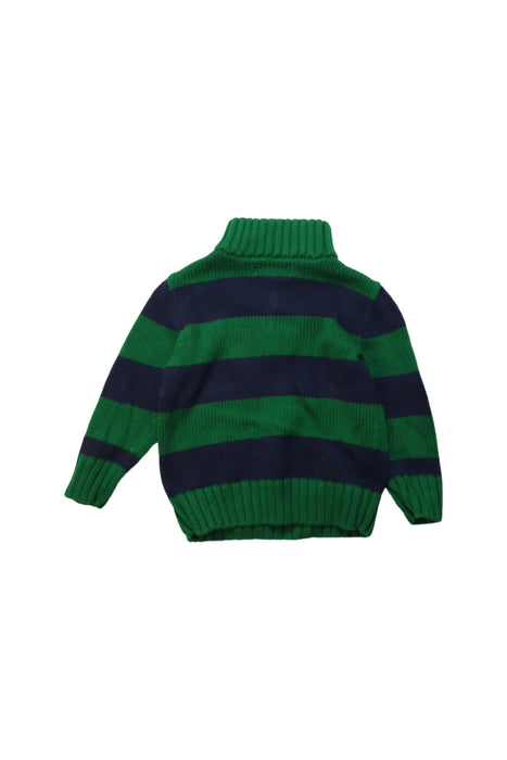 A Green Knit Sweaters from Polo Ralph Lauren in size 12-18M for boy. (Back View)