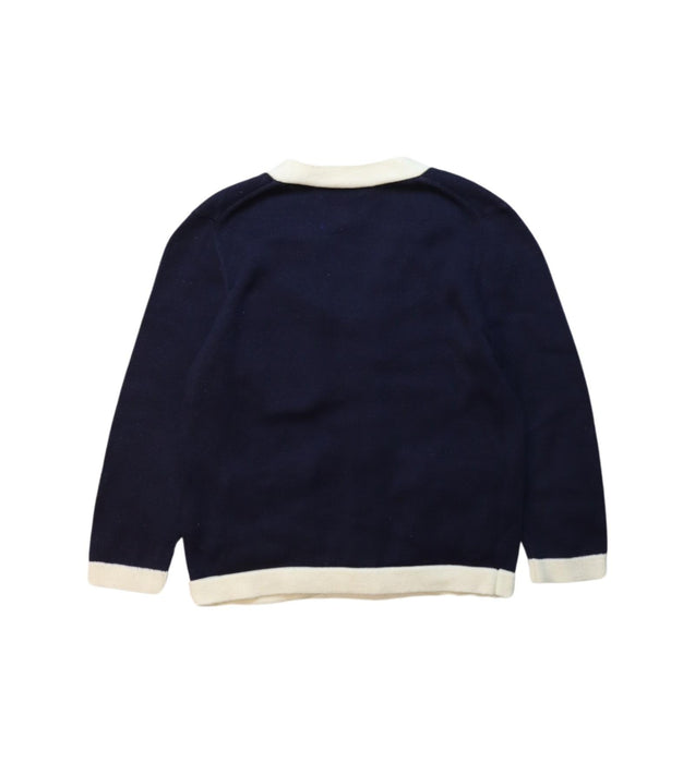 A Navy Cardigans from Polo Ralph Lauren in size 4T for boy. (Back View)