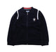 A Blue Zippered Sweatshirts from Jacadi in size 6T for boy. (Front View)