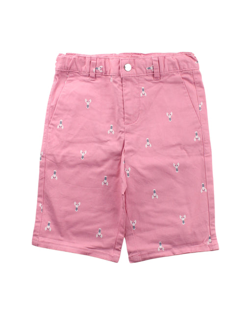 A Pink Shorts from Jacadi in size 6T for girl. (Front View)