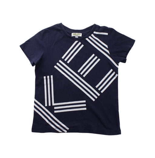 A Blue Short Sleeve T Shirts from Kenzo in size 3T for girl. (Front View)