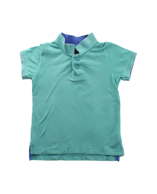 A Green Short Sleeve Polos from Shanghai Tang in size 2T for boy. (Front View)