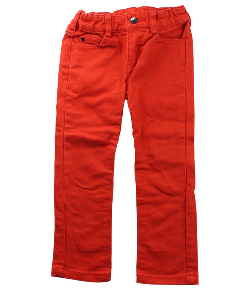A Orange Casual Pants from Jacadi in size 2T for girl. (Front View)