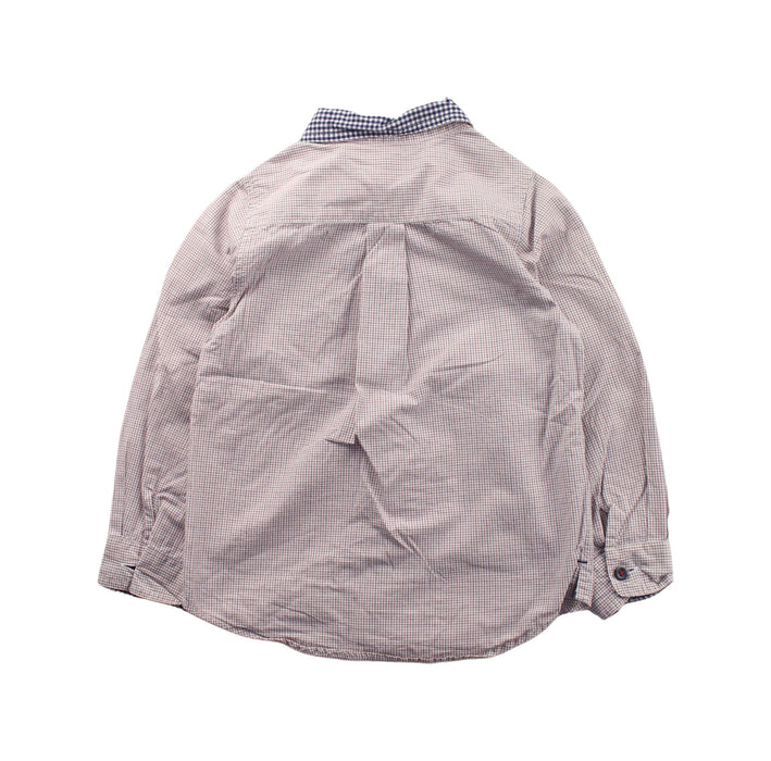 A White Long Sleeve Shirts from Jacadi in size 3T for boy. (Back View)