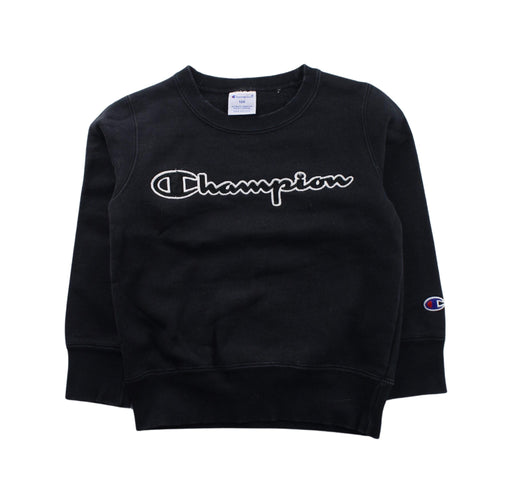 A Black Crewneck Sweatshirts from Champion in size 5T for boy. (Front View)