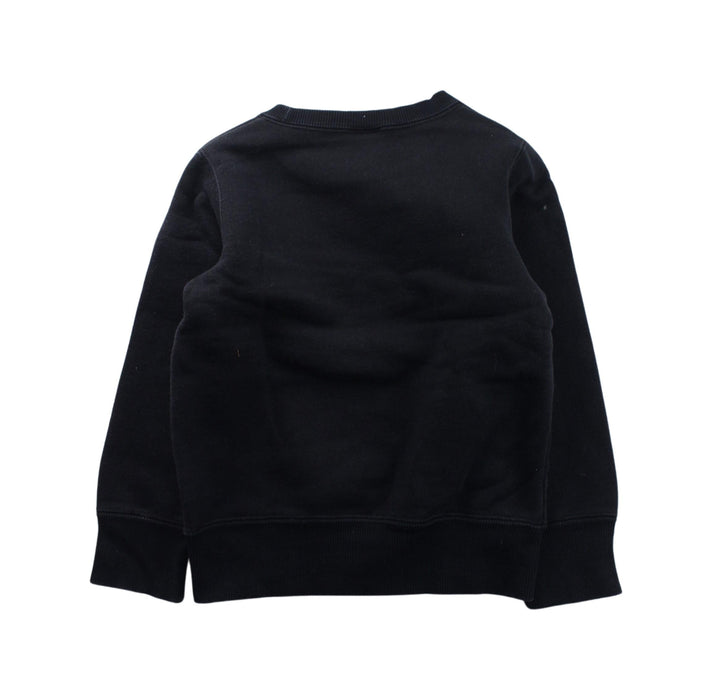 A Black Crewneck Sweatshirts from Champion in size 5T for boy. (Back View)