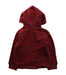 A Red Zippered Sweatshirts from Roots in size 3T for boy. (Back View)