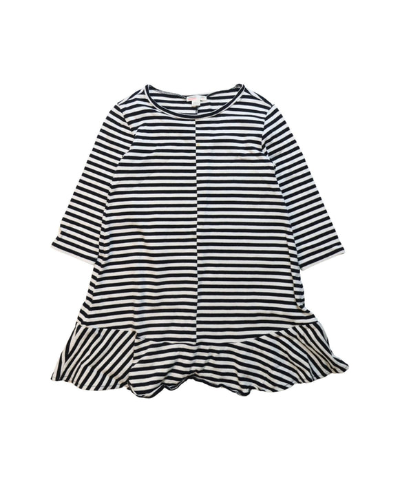 A Black Long Sleeve Dresses from Crewcuts in size 6T for girl. (Front View)